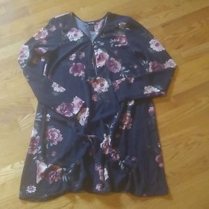 Justify Zipper Front Swing Dress